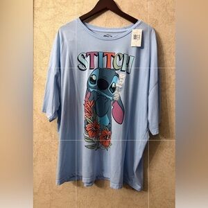 Disney Stitch Light Blue Tee